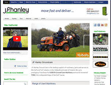 Tablet Screenshot of jfhanleygroundcare.com